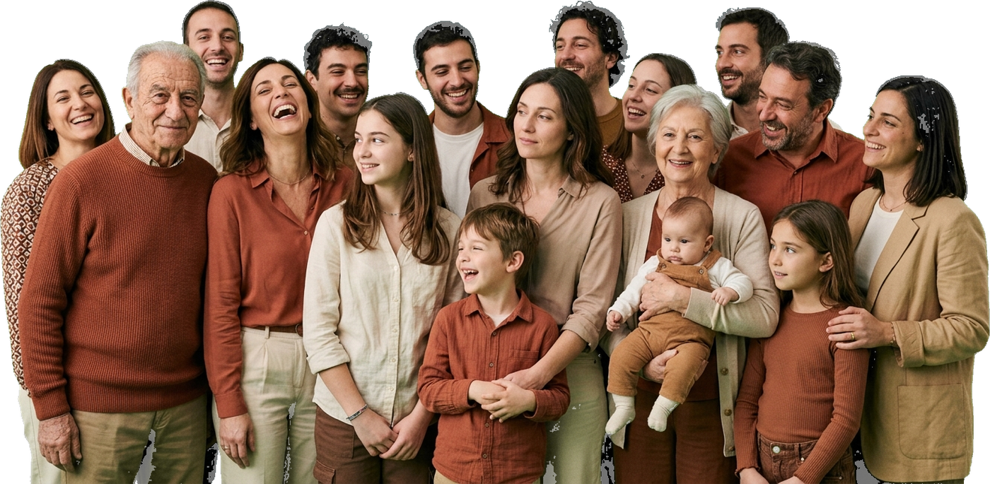Una grande famiglia di famiglie